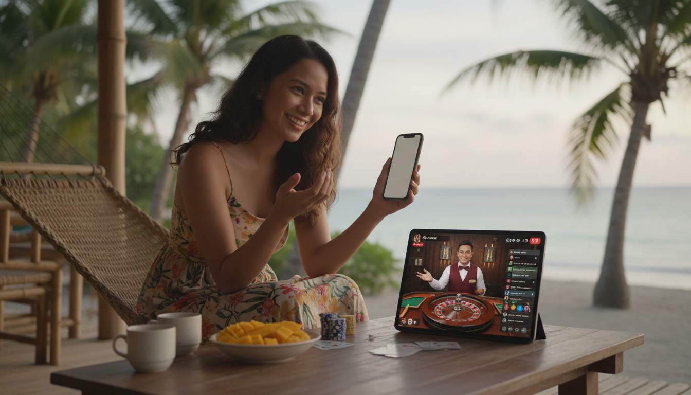 Live Casino Experience Live casino experience with vibrant interaction